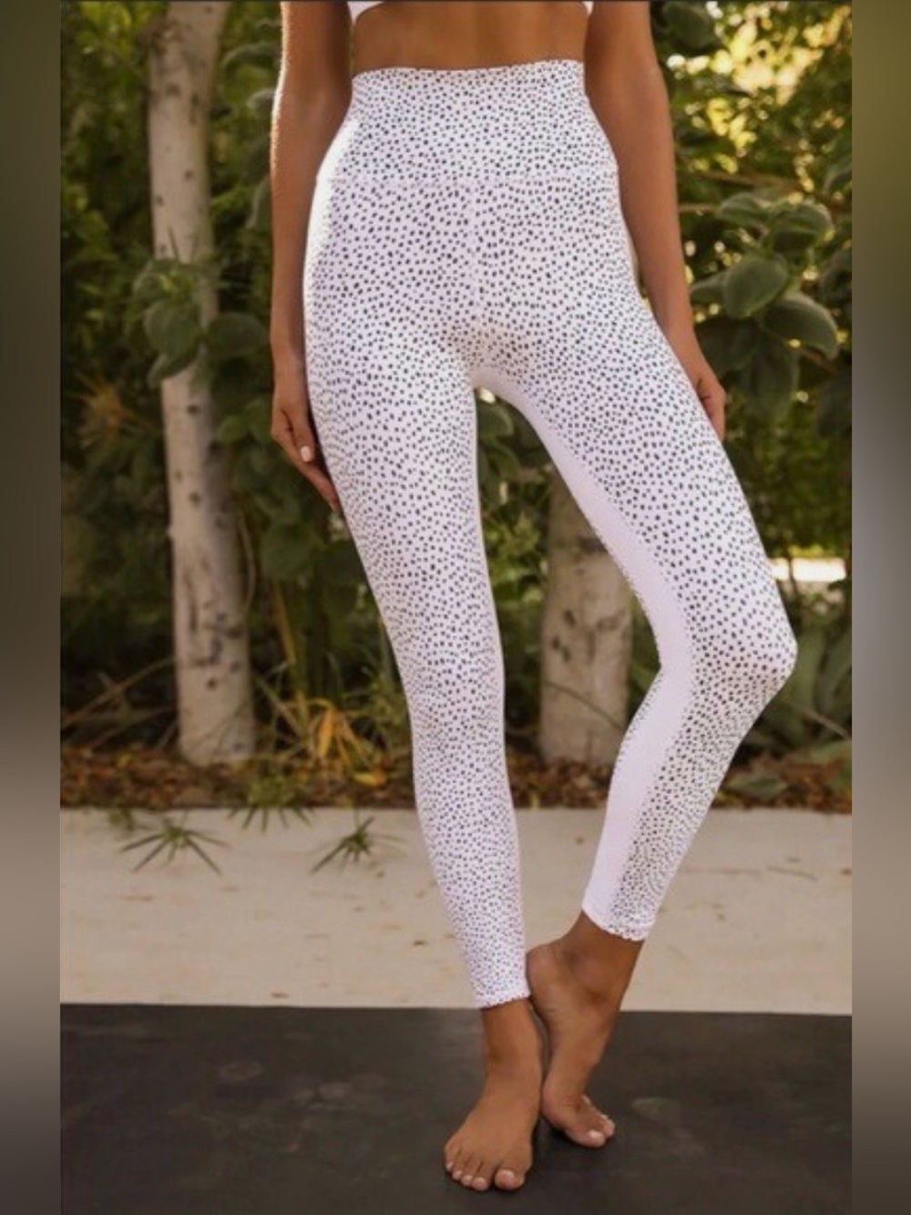 All Fenix x Anthropologie Montana High Rise Black & White Leggings Sz S